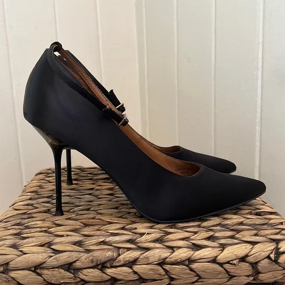 & Other Stories Satin Stiletto Heels in Black - Picture 13 of 15